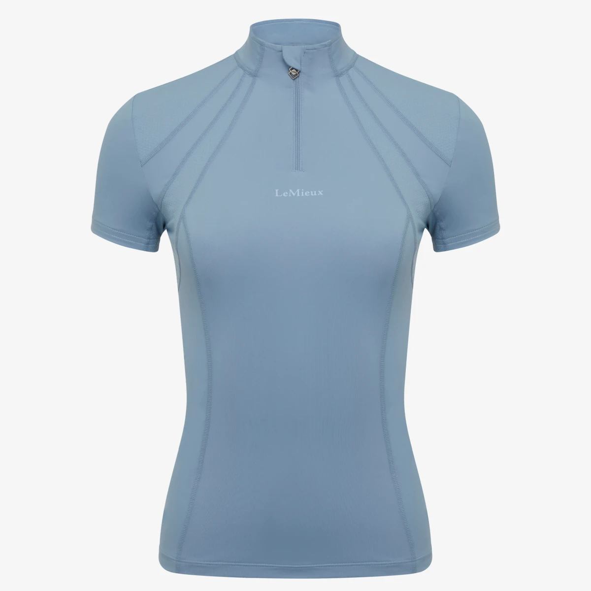 LeMieux Mia Mesh Short Sleeve Base Layer Denim 3 LeMieux Mia Mesh Short Sleeve Base Layer Denim