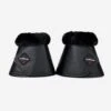 LeMieux Fleece Over Reach Boots Black/Black 1 LeMieux Fleece Over Reach Boots Black/Black -Equestrian Supplies lm overreachboots fleece blackblack hr 2