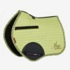 LeMieux Mini Jump Saddle Pad Kiwi -Equestrian Supplies lm ss23 minicollection suedegp kiwi hr copy