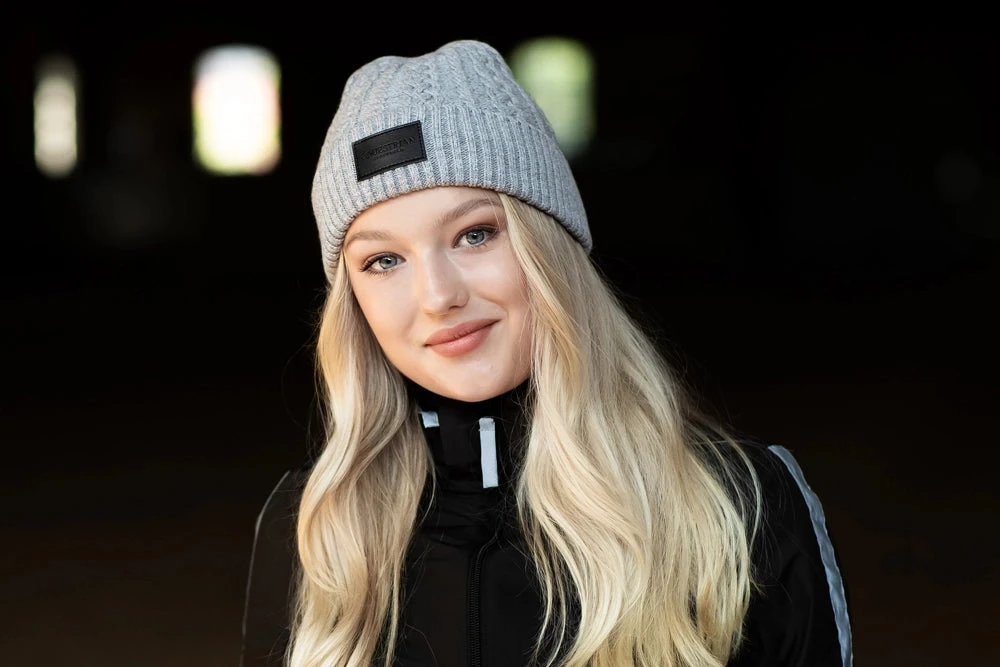 Equestrian Stockholm Reflective Beanie Luminous Black 4 Equestrian Stockholm Reflective Beanie Luminous Black - Image 2