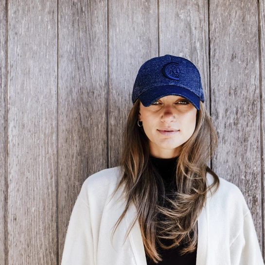 Kentucky Horsewear Glitter Cap Navy 4 Kentucky Horsewear Glitter Cap Navy - Image 2