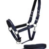 Equestrian Stockholm Clean Halter & Lead Rope Modern Tech Navy -Equestrian Supplies modern tech clean halter