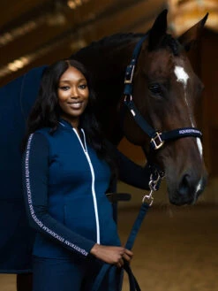 Equestrian Stockholm Power Base Layer Modern Tech Navy 11 Equestrian Stockholm Power Base Layer Modern Tech Navy -Equestrian Supplies modern tech navy riding top ridtopp oben reiten top rijden on3