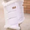 Equestrian Stockholm Fleece Brushing Boots White Moonless Night
