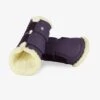 PS Of Sweden Fleece Brushing Boots Plum | Set Of 4 2 PS Of Sweden Fleece Brushing Boots Plum | Set Of 4 -Equestrian Supplies plumboots