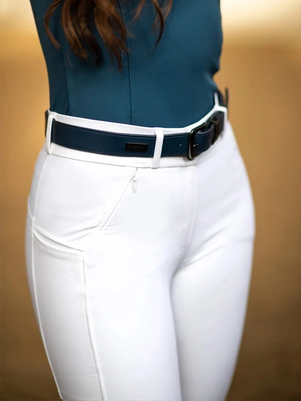 Equestrian Stockholm Elite Dressage Breeches White 4 Equestrian Stockholm Elite Dressage Breeches White - Image 2